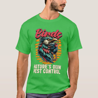T-shirt Oiseaux passionnés Oiseaux créatures Propre ornith