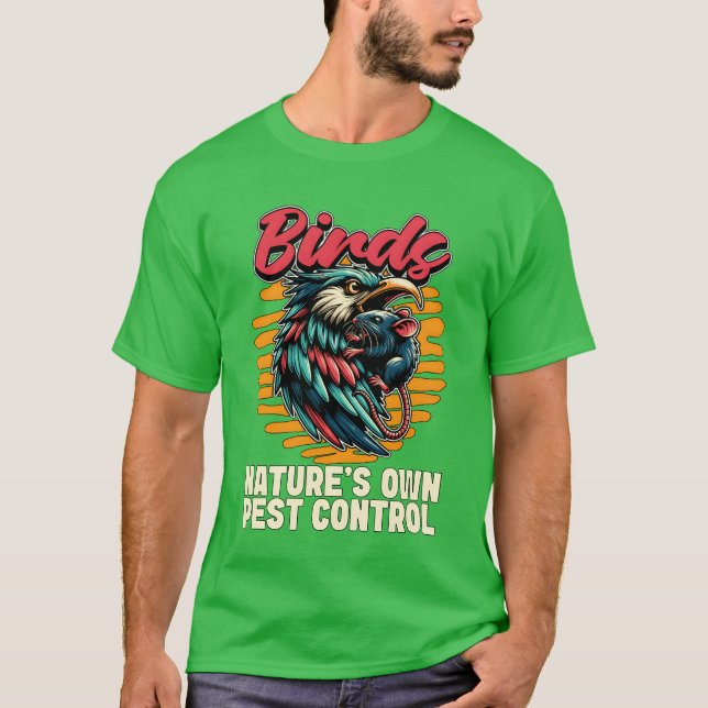 T-shirt Oiseaux passionnés Oiseaux créatures Propre ornith (Devant)