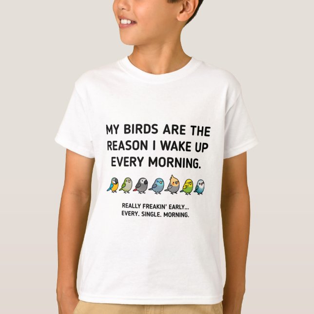 T-shirt Oiseaux primitifs (Devant)