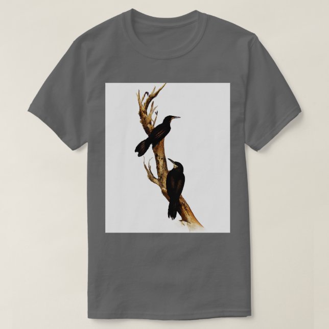 T-shirt Oiseaux sur une branche (Design devant)