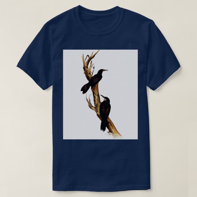 T-shirt Oiseaux sur une branche (Design devant)