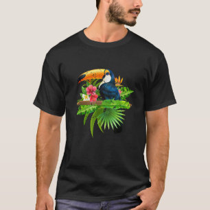 T-shirt Oiseaux tropicaux Animal exotique d'été Toucan