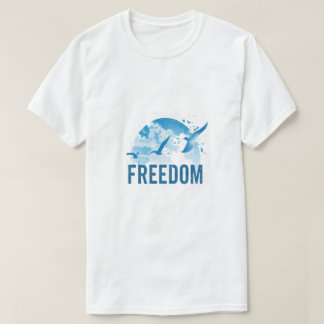 T-Shirt Oiseaux Volants Liberté – Nature Inspirati
