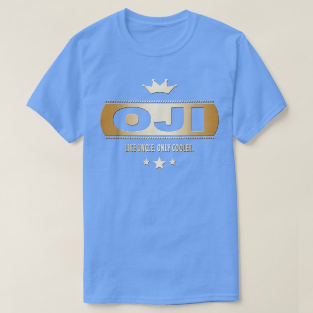 T-shirt Oji comme oncle seul Glacière Tee en japonais (Design devant)