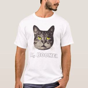 T-shirt Ok Boomer Chat Chemise Millennial Chat Cadeau Oka