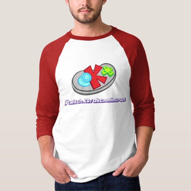 T-shirt OK Gaming Plus 3/4 Sleeve Raglan Shirt (Devant)