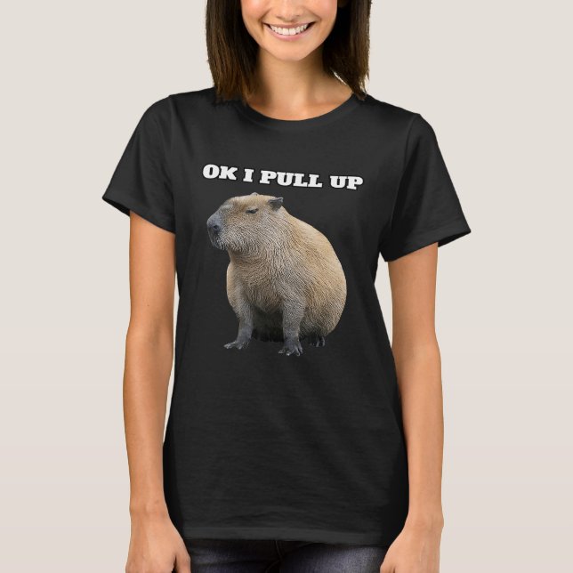 T-shirt Ok, J'Ai Retiré Capybara (Devant)