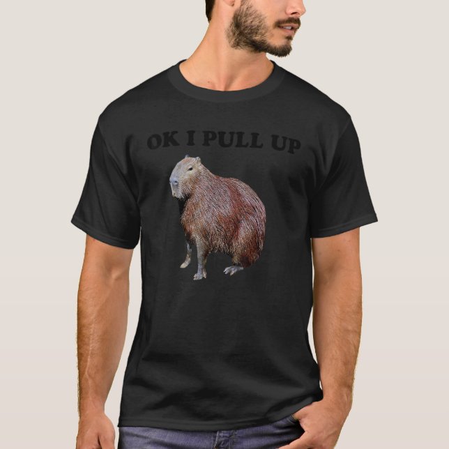 T-shirt Ok, J'Ai Retiré Capybara (Devant)
