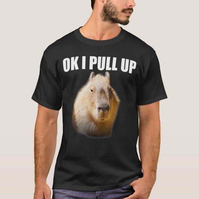 T-shirt Ok, J'Ai Retiré Capybara (Devant)