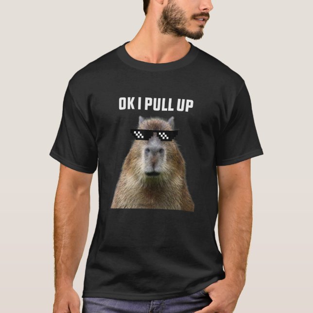 T-shirt Ok, J'Ai Retiré Capybara (Devant)