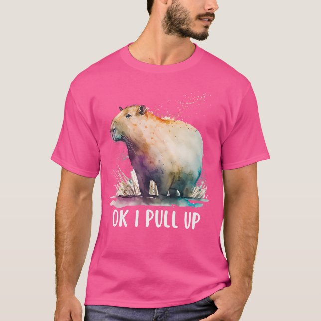 T-shirt Ok, J'Ai Retiré Capybara (Devant)