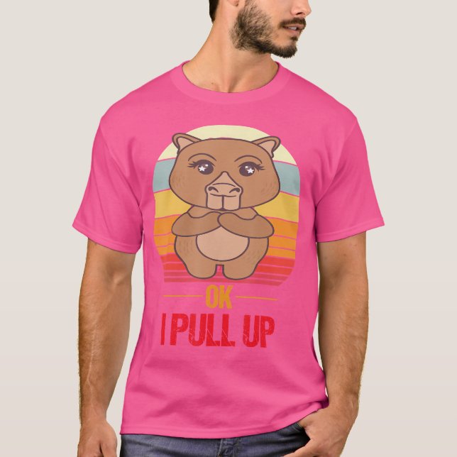 T-shirt Ok, J'Ai Retiré Capybara (Devant)