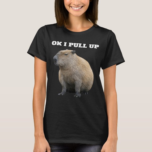 T-shirt Ok, J'Ai Retiré Capybara (Devant)