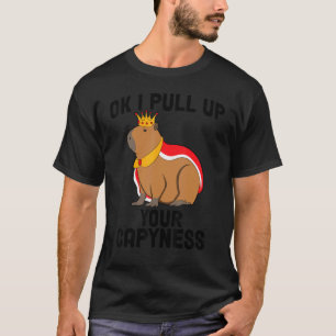 T-shirt Ok J'Ai Tiré Capybara Meme Capibara Cute White