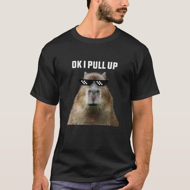 T-shirt Ok, J'Ai Tiré Capybara T Shirt (Devant)