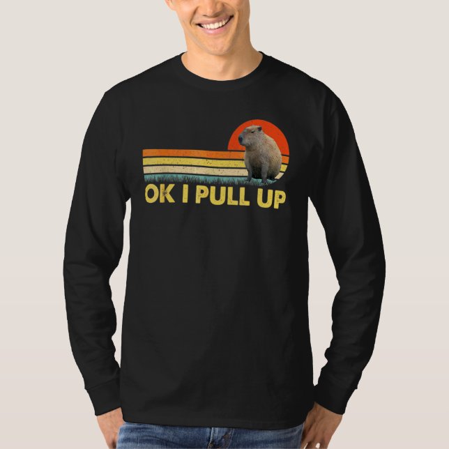 T-shirt Ok je monte capybara 1 (Devant)