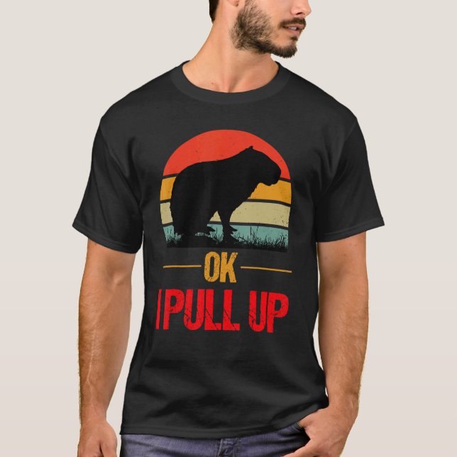 T-shirt Ok je monte capybara 4 (Devant)