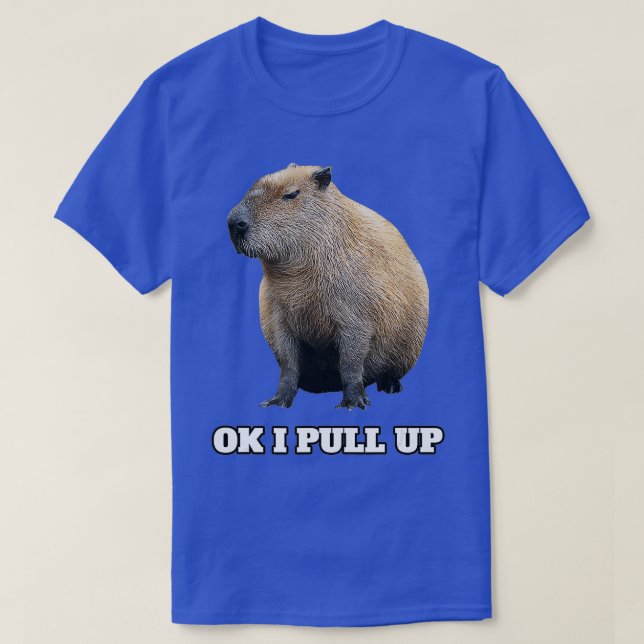T-shirt Ok, Je Tire Capybara (2) (Design devant)