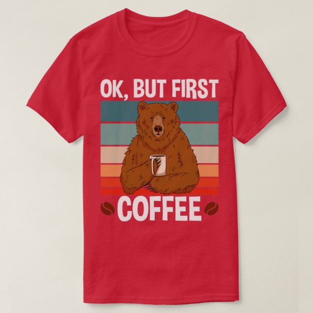T-shirt Ok Mais Premier Café1 (Design devant)