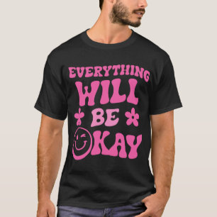 T-shirt Ok Rétro Super Sensibilisation à la santé mentale