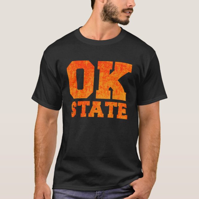 T-shirt OK State soutient pour l'état de l'Oklahoma et que (Devant)