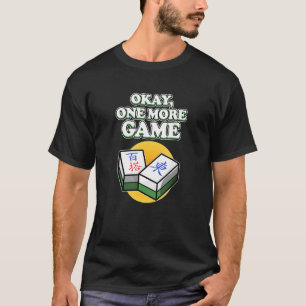 T-shirt Ok Un Autre Jeu Joueur Mahjong Jeux Graphique