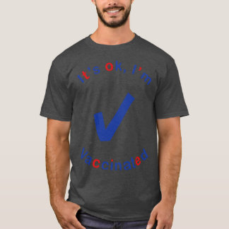 T-shirt OK Vacciné Merci Science