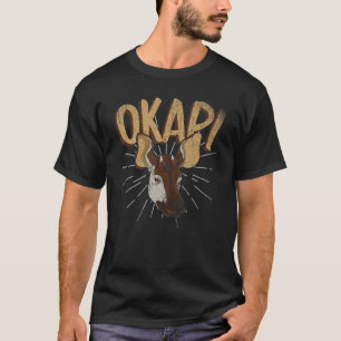 T-shirt Okapi Afrique Safari Animal Cute Okapi