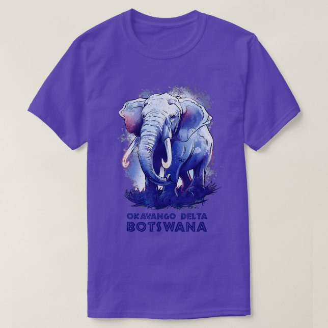 T-shirt Okavango Delta Botswana Safari National Park Jeu (Design devant)