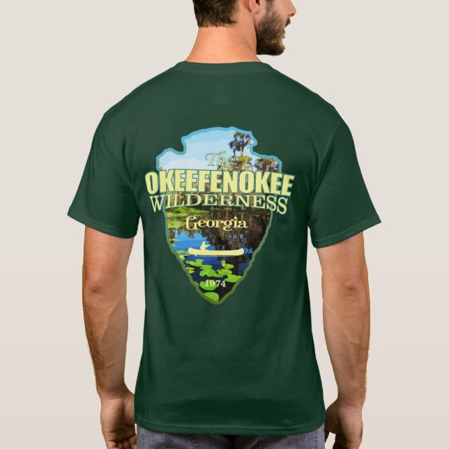 T-shirt Okeefenokee WA (flèche) (Dos)