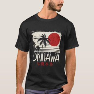 T-shirt Okinawa Japon Holiday Nihon Nippon Ikigai Retro Vi