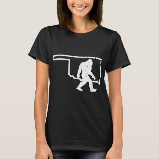 T-shirt Oklahoma Bigfoot Hunter Sasquatch Yeti State Pride