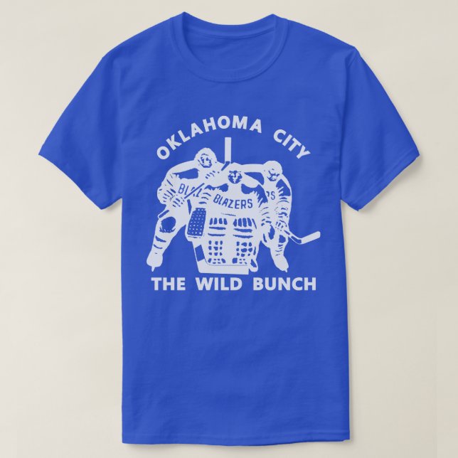 T-shirt Oklahoma City Blazers Wild Bunch 197475 1 (Design devant)