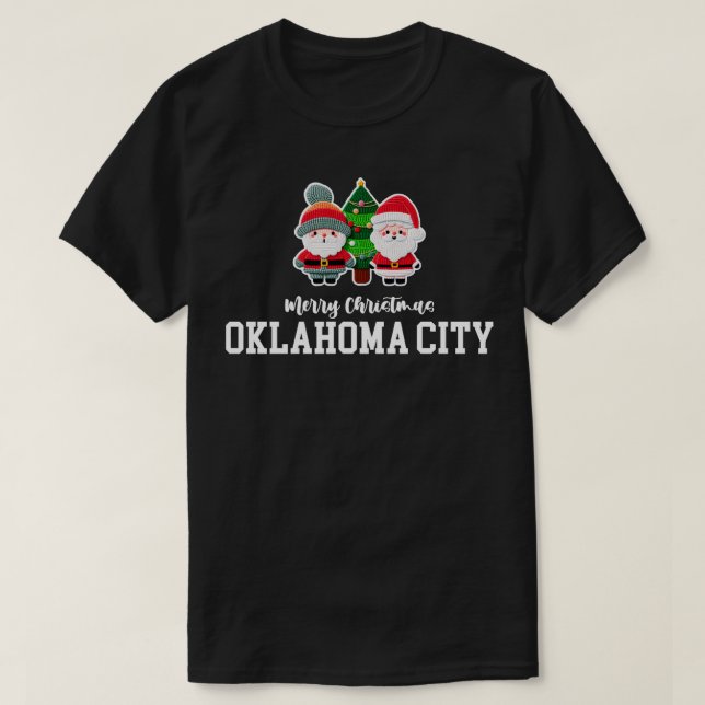 T-shirt Oklahoma City Noël (Design devant)