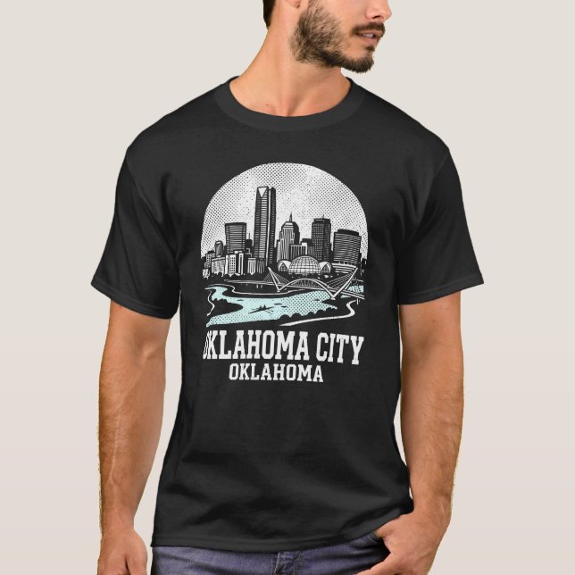 T-shirt Oklahoma City OKC (Devant)