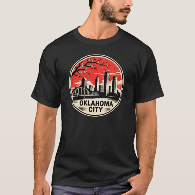 T-shirt Oklahoma City Oklahoma USA (Devant)