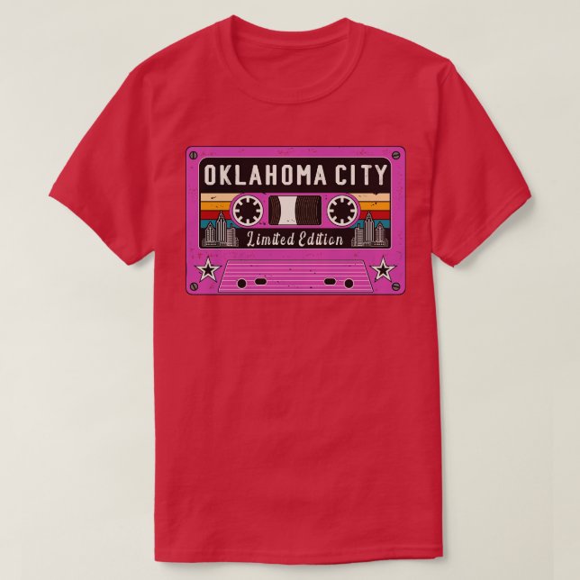 T-shirt Oklahoma City vintage (Design devant)
