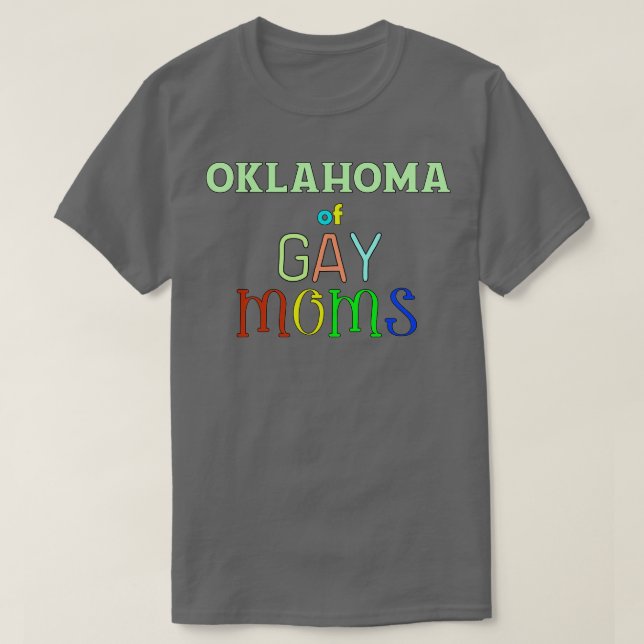 T-shirt Oklahoma De Gay Moms (Design devant)
