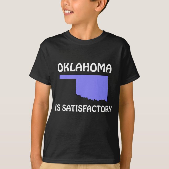 T-shirt Oklahoma - Est satisfaisant (Devant)