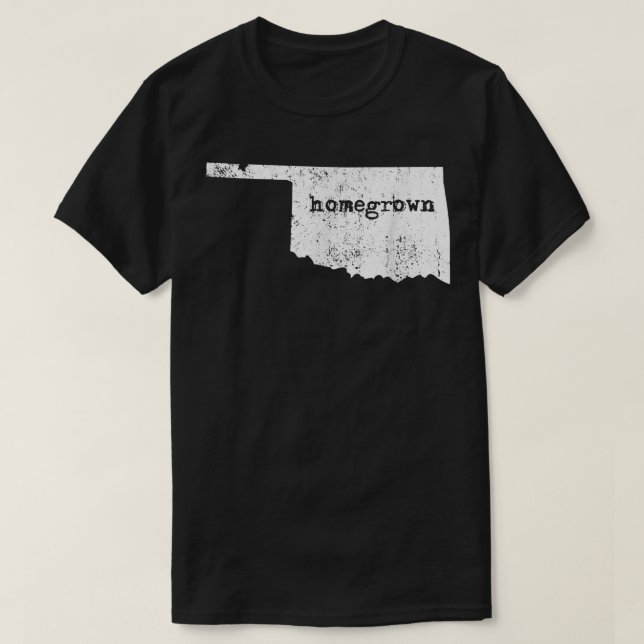 T-shirt Oklahoma Home État  (Design devant)