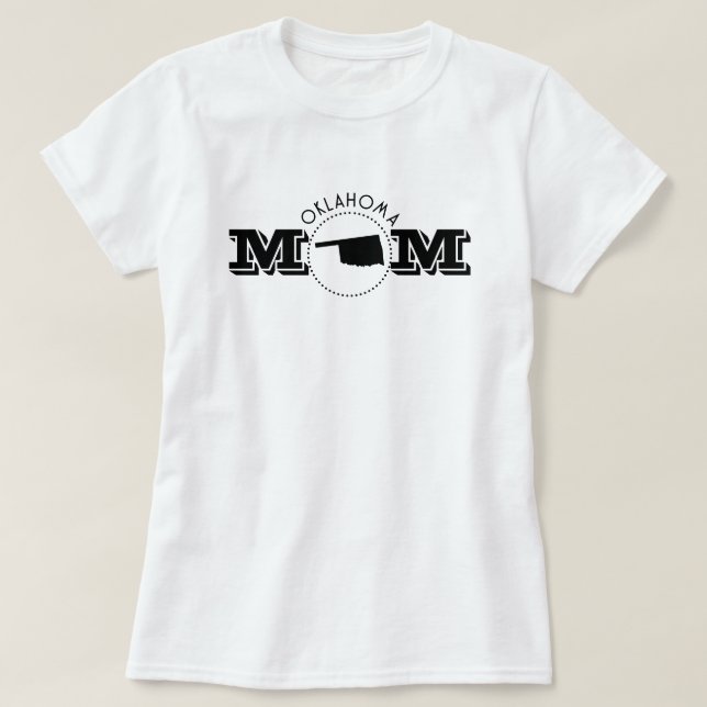 T-shirt Oklahoma Mom  (Design devant)