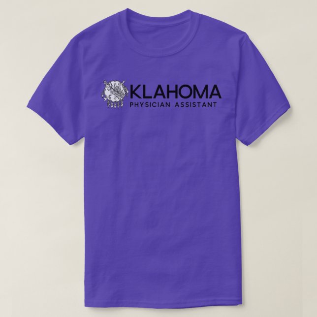 T-shirt Oklahoma Physician Assistant Horizontal (Design devant)