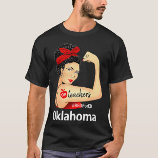 T-shirt Oklahoma Red For Ed OK Red4Ed Rosie the Riveter