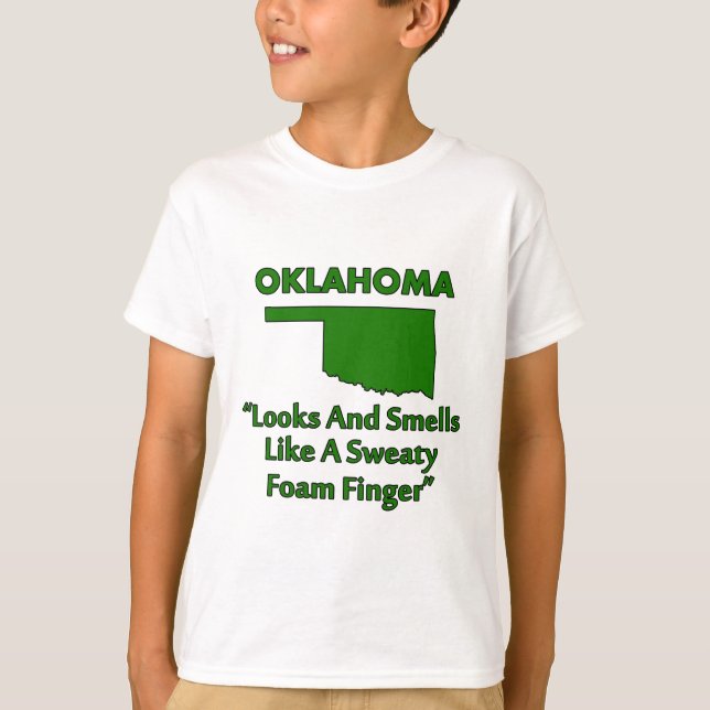 T-shirt Oklahoma - ressemble et sent comme un doigt de mou (Devant)