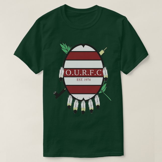 T-shirt Oklahoma Rugby OURFC (Design devant)