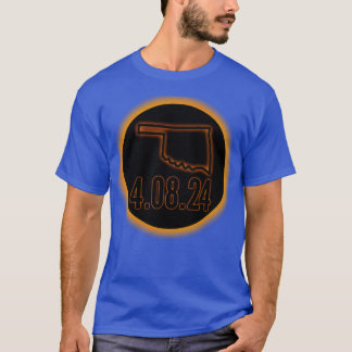 T-shirt Oklahoma total éclipse solaire 2024