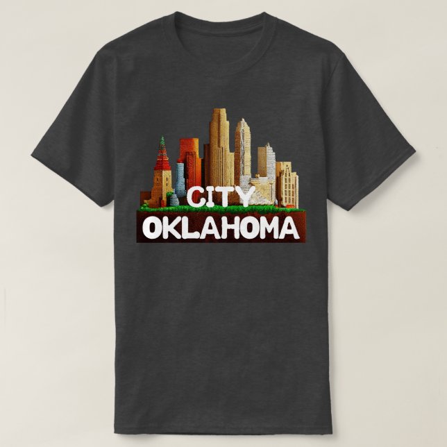 T-shirt Oklahoma USA (Design devant)