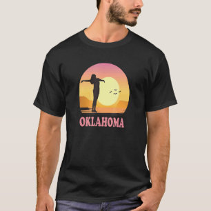 T-shirt Oklahoma Vacation Beach Matin Soleil Eau Paix Ha