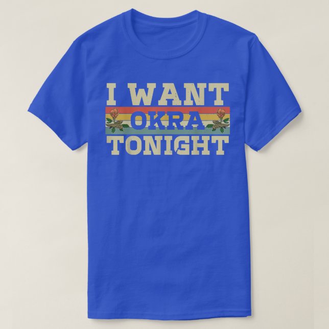 T-shirt Okra Vegetable Marshmallow Vegan Vegetarian (Design devant)