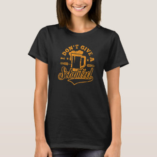 T-shirt Oktoberfes Je M'en Fous D'une Escalope Bière Homme